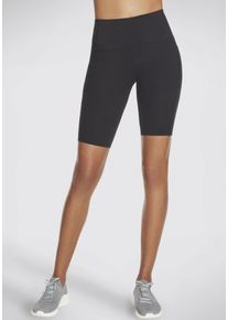 Skechers Damen Radlerhose "OCEAN TEAL", schwarz, sportlich, Gr. S, Obermaterial: 88% Nylon, 12% Elasthan, Hosen
