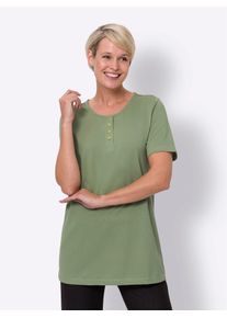 Classic Basics Damen Longshirt "Longshirt", grün, Gr. 56, unifarben, 100% Baumwolle, Shirts
