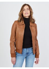 JCC Damen Blouson "2999101-2", braun, Gr. XL, Obermaterial 100% Leder; Futter; 100% Polyester, Jacken