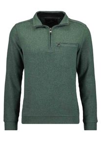 Ragman Herren Stehkragenpullover, grün, casual, Gr. 5XL, 60% Cotton 40% Polyester, Pullover