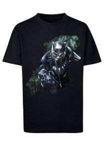F4NT4STIC Jungen Kurzarmshirt "F4NT4STIC Kinder", schwarz, casual, Gr. 110, unifarben, 100% Baumwolle, Shirts