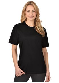 TRIGEMA Damen T-Shirt "TRIGEMA T-Shirt aus 100% Baumwolle", schwarz, Basic, Gr. M, 100% Baumwolle, Shirts