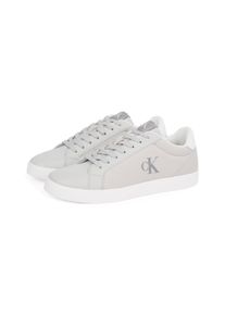 Herren Plateausneaker "3 CUPSOLE PU", Calvin Klein Jeans, Gr. 41, weiß, Lederimitat, sportlich, Schuhe, Freizeitschuh, Halbschuh, Schnürschuh mit