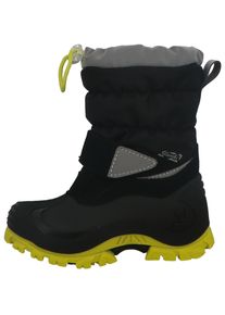Lurchi Kinder Snowboots "Flipp", Gr. 27, schwarz, Synthetik, Textil, sportlich, Schuhe, Winterboots mit Glitzerbesatz, Größenschablone zum Download