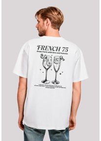 F4NT4STIC Herren T-Shirt "French 75 From Paris With Love", weiß, casual, Gr. XS, Obermaterial: 100% Baumwolle, Shirts, Premium Qualität