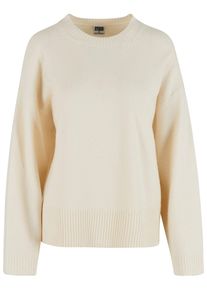 Urban Classics Damen Rundhalspullover "Urban Classics Ladies Soft Oversized Sweater", beige, klassisch, Gr. XL, unifarben, 76% Polyester, 10%