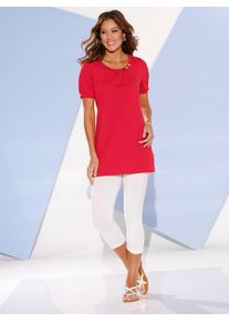 Classic Basics Damen Longshirt "Longshirt", lila, Gr. 50, unifarben, 100% Baumwolle, Shirts