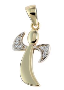 Adelia´s ADELIA ́S Damen Ketten-Anhänger "Neuheit 2025 - zeitloser Engel Anhänger aus 333 Gold", Gelbgold 333, gold, Gelbgold 333, Schmuckanhänger
