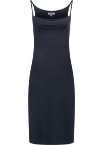 Ragwear Damen Sommerkleid "Saturia", blau, casual, Gr. XS, Material: 48% Viskose, 47% Polyester, 5% Elasthan, Kleider, Knielanges, leichtes Midikleid