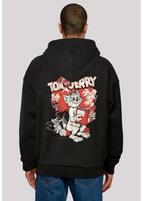 F4NT4STIC Herren Kapuzenpullover "Tom And Jerry Rocket Prank", schwarz, casual, Gr. 4XL, Obermaterial: 100% Baumwolle, Pullover, Print
