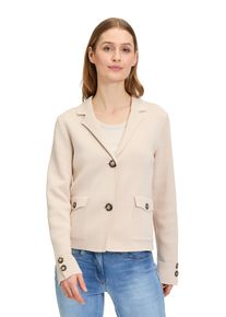 Betty Barclay Damen Strickjacke "Betty Barclay Strickblazer mit aufgesetzten Taschen", grau, casual, Gr. 46, Strick, Obermaterial: 82% Baumwolle, 18%