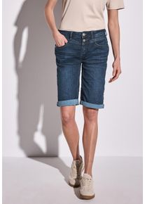 Street One Damen Comfort-fit-Jeans, blau, casual, Gr. 29, unifarben, Jeans, 72% Baumwolle, 27% Polyester, 1% Elasthan, Jeans, aus Baumwolle mit