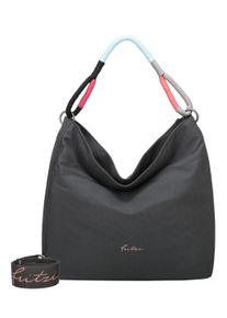 Damen Schultertasche "Hobo Limited Leo Rainbow", Fritzi aus Preussen, grau, Nylon, Taschen, in leichter Nylon-Qualität
