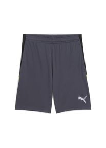 Puma Herren Sporthose "individualLIGA Trainingsshorts Herren"galactic gray gelb alert, Gr. XL, unifarben, Obermaterial: 100% Polyester; Seite: 100%