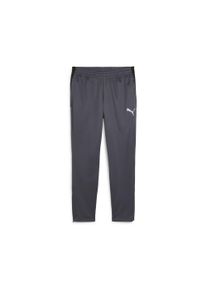 Puma Herren Sporthose "individualLIGA Trainingshose Herren"galactic gray gelb alert, Gr. S, unifarben, Obermaterial: 100% Polyester, Hosen