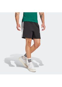 Herren Shorts "M 3S SJ 7 SHO", schwarz-weiß, sportlich, Gr. XL, adidas Sportswear, Obermaterial: 74% Baumwolle, 26% Polyester, Hosen, drei Streifen
