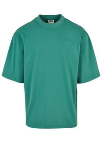 Urban Classics Herren T-Shirt "Urban Classics Herren Organic Oversized Sleeve Tee", grün, casual, Gr. L, unifarben, 100% Baumwolle, Shirts