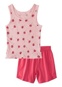 Buffalo Kinder Pyjama, Gr. 134, pink, Jersey, Obermaterial: 100% Baumwolle, bedruckt, Basic, Homewear-Sets