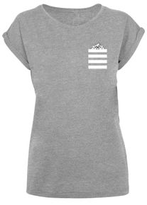F4NT4STIC Herren Kurzarmshirt "F4NT4STIC Damen", grau, casual, Gr. XL, unifarben, 100% Baumwolle, Shirts