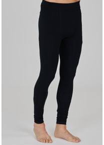 WHISTLER Kinder Thermohose "Bosco", schwarz, casual, Gr. S, unifarben, 67% Viskose, 28% Wolle, 5% Elasthan, Hosen, mit antibakterieller Wirkung