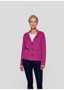 Rabe Damen Strickjacke "Strickjacke", pink, feminin, Gr. 42, gemustert, 50%Polyester 30%Viskose 20%Polyamid, Strickjacken