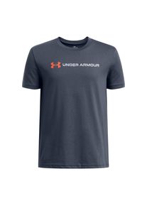 Under Armour Kinder T-Shirtdownpour gray, fire, mod gray, sportlich, Gr. L, Obermaterial: 60% Baumwolle, 40% Polyester, Shirts, Für Kinder