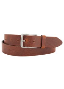 Bernd Götz BERND GÖTZ Damen Ledergürtel, braun, casual,Basic,modisch,klassisch, Gr. 90, unifarben, Leder, Gürtel, mit dekorativer Narbenstruktur