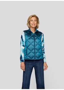 Rabe Damen Steppweste "Weste", blau, feminin, Gr. 40, unifarben, 100%Polyamid 100%Polyester, Westen