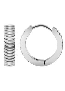Adelia´s ADELIA ́S Damen Paar Creolen "Neuheit 2025 - Damen Creolen aus poliertem Edelstahl Ø 12 mm", Damen, Edelstahl, silber, Edelstahl, Ohrringe