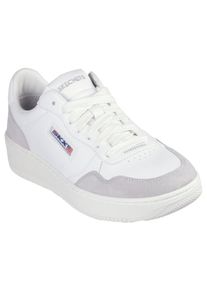 Skechers Damen Sneaker "SPORT COURT 2.0", Gr. 40, grau, Lederimitat, Veloursleder, kontrastfarbene Details, casual, Schuhe, Freizeitsneaker,