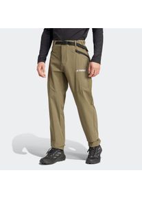 adidas terrex Herren Outdoorhose "XPERIOR PANTS", grün, sportlich, Gr. 48, Obermaterial: 90% Polyamid, 10% Elasthan, Hosen