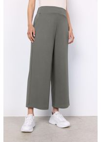 soyaconcept Damen Schlupfhose "SC-SIHAM 36"misty, modisch, Gr. L, unifarben, Milano Rib, Obermaterial: 95% Polyester, 5% Elasthan, Hosen, bequeme