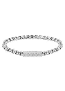 Lacoste Herren Armband "Schmuck Edelstahl Armband Venezianerkette L'ESSENTIEL", Edelstahl, silber, Edelstahl, Armbänder