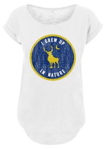 F4NT4STIC Herren Kurzarmshirt "F4NT4STIC Damen", weiß, casual, Gr. XS, unifarben, 100% Baumwolle, Shirts
