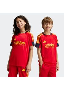 Kinder T-Shirt "J NP TEE", rot, sportlich, Gr. 164, adidas Sportswear, Obermaterial: 100% Polyester, Shirts