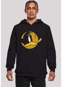F4NT4STIC Herren Sweatshirt "Looney Tunes Daffy Duck Dotted Cartoon Logo", schwarz, casual, Gr. XL, Obermaterial: 65% Baumwolle, 35% Polyester,