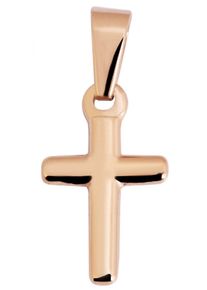 Adelia´s ADELIA ́S Damen Ketten-Anhänger "Neuheit 2025 - hochwertiger Kreuz Anhänger aus Edelstahl", Edelstahl, gold, Edelstahl, Schmuckanhänger
