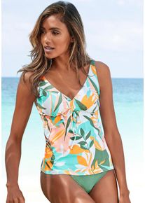 Sunseeker Damen Bügel-Tankini "Allis", gelb, Gr. 36, bedruckt, Microfaser, Microfaser, Bikini-Sets, mit Schleife
