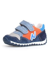 Naturino Kinder Sneaker "SAMMY 2 VL", Gr. 29, bunt, Veloursleder, Textil, Lederimitat, colorblocking, sportlich, Schuhe, Freizeitschuh mit