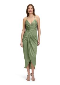 Vera Mont Damen Abendkleid "Vera Mont Abendkleid mit Raffung", grün, feminin, Gr. 40, Satin, Obermaterial: 100% Polyester. Futter: 100% Polyester /