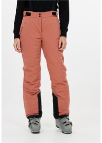 WHISTLER Damen Skihose "YARRA", braun, casual, Gr. 38, mehrfarbig, 94% Polyester, 6% Elasthan, Hosen, mit wasserdichter 3-Lagen-Membran