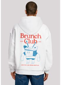 F4NT4STIC Herren Kapuzenpullover "The Brunch Club", weiß, casual, Gr. M, Obermaterial: 100% Baumwolle, Pullover, Premium Qualität