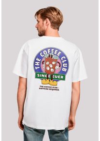 F4NT4STIC Herren T-Shirt "Coffee Club", weiß, casual, Gr. XXL, Obermaterial: 100% Baumwolle, Shirts, Premium Qualität