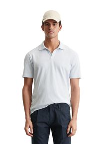 Marc O'Polo MARC O'POLO Herren Poloshirt "aus Bio-Baumwolle und Leinen", beige, casual, Gr. S, unifarben, Obermaterial: 80% Baumwolle, 20% Leinen, Shirts