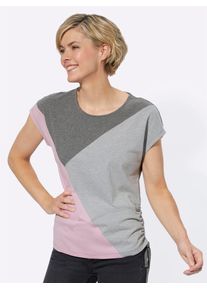 Casual Looks Damen Rundhalsshirt "Shirt", bunt, Gr. 38, gemustert, mehrfarbig, 68% Baumwolle, 32% Polyester, Shirts