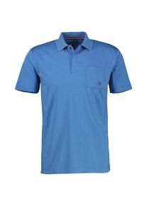 Lerros Herren Poloshirt "Lerros COOL & DRY Poloshirt in großen Größen", blau, Gr. 6XL, 75% Baumwolle, 25% Polyester, Shirts