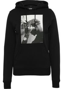 MisterTee Damen Rundhalspullover "MisterTee Damen Ladies 2Pac F*ck The World Hoody", schwarz, casual, Gr. XL, unifarben, 65% Baumwolle, 35%