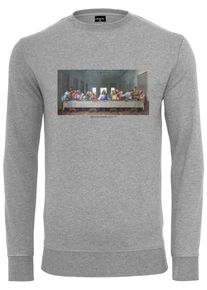 MisterTee Herren Rundhalspullover "MisterTee Herren Can ́t Hang With Us Crewneck", grau, casual, Gr. XL, unifarben, 100% Baumwolle, Pullover