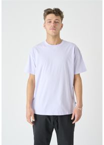 Cleptomanicx Herren T-Shirt "Ligull Oversize", grau, casual, Gr. XL, bestickt, 100% Baumwolle, Shirts, in lockerem Schnitt