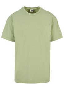 Urban Classics Herren T-Shirt "Urban Classics Herren Heavy Oversized Acid Wash Tee", grün, casual, Gr. M, unifarben, 100% Baumwolle, Shirts